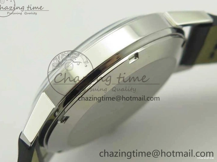 0301 EasyCare Seamaster 30 1962 SS TW Best Edition Black Dial On Leather Strap MIYOTA 8079